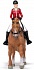 Фигурка Прогуливающаяся лошадь с наездницей  - миниатюра №4